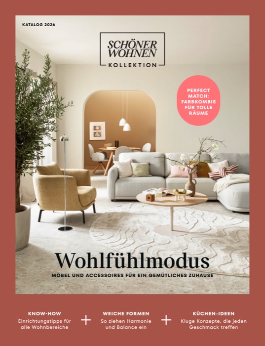 Cover Schöner Wohnen Katalog 2026 bei Möbel Hummerich in Emden